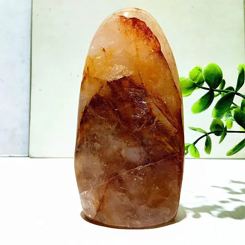 Golden Healer Quartz Freeform Palm Stones