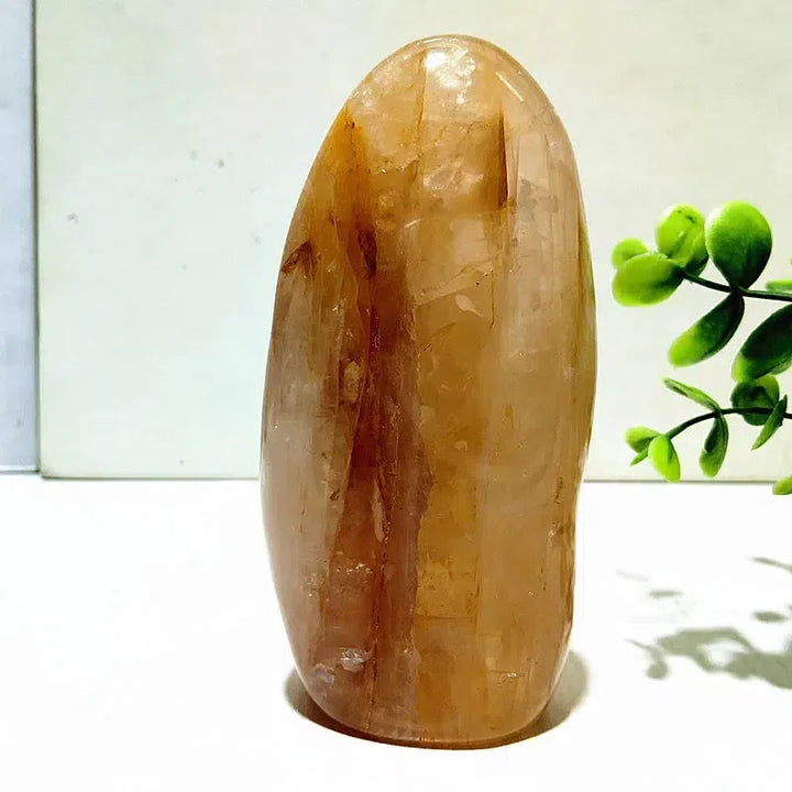 Golden Healer Quartz Freeform Palm Stones