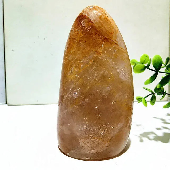 Golden Healer Quartz Freeform Palm Stones