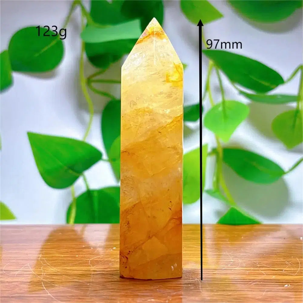 Golden Healer Quartz Obelisk Tower