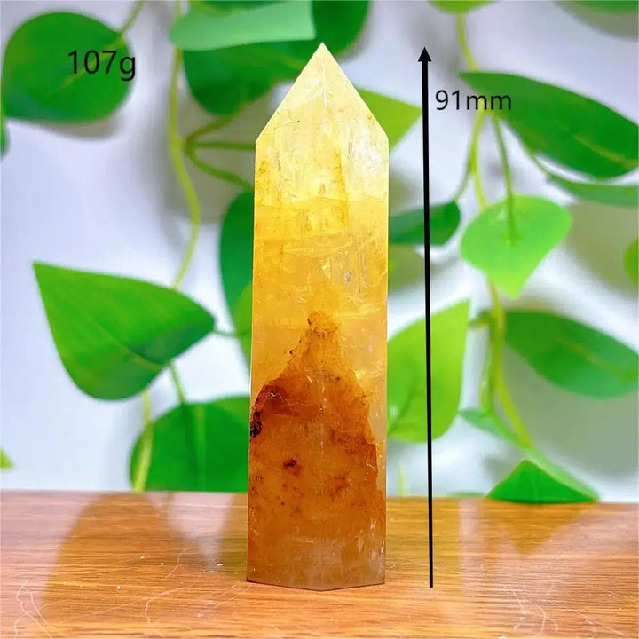 Golden Healer Quartz Obelisk Tower