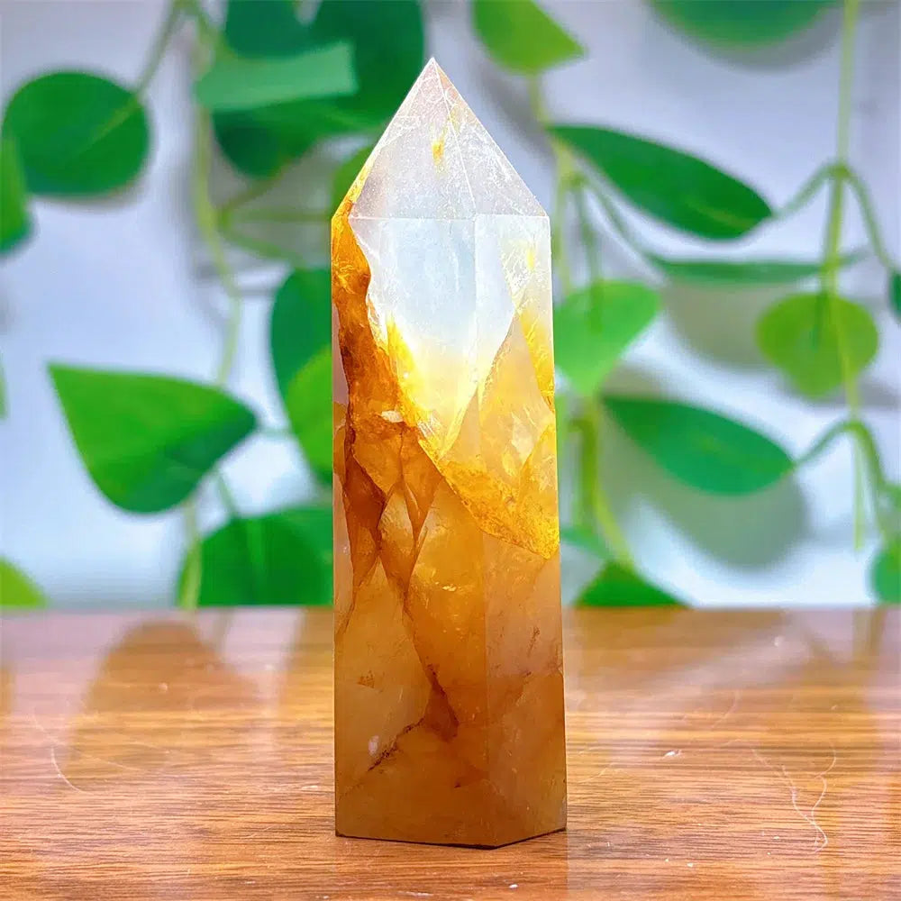 Golden Healer Quartz Obelisk Tower