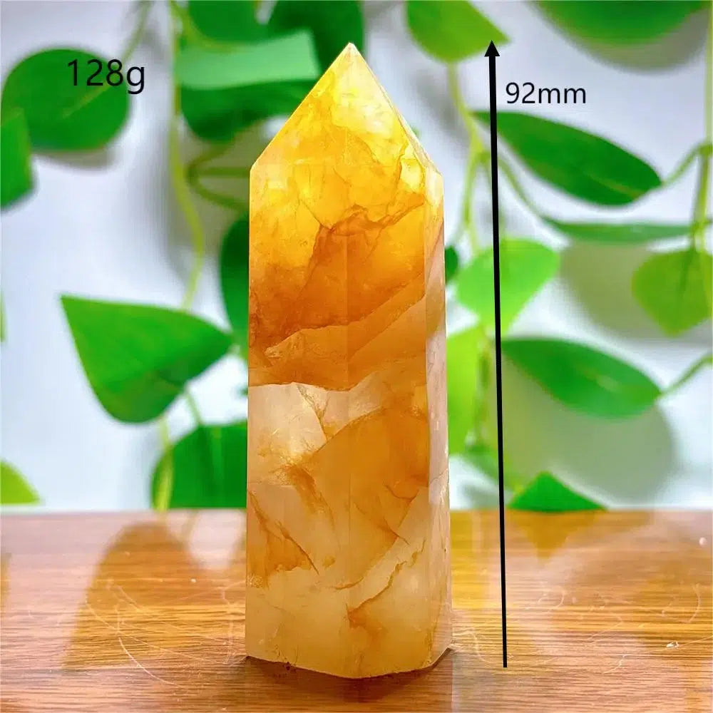 Golden Healer Quartz Obelisk Tower