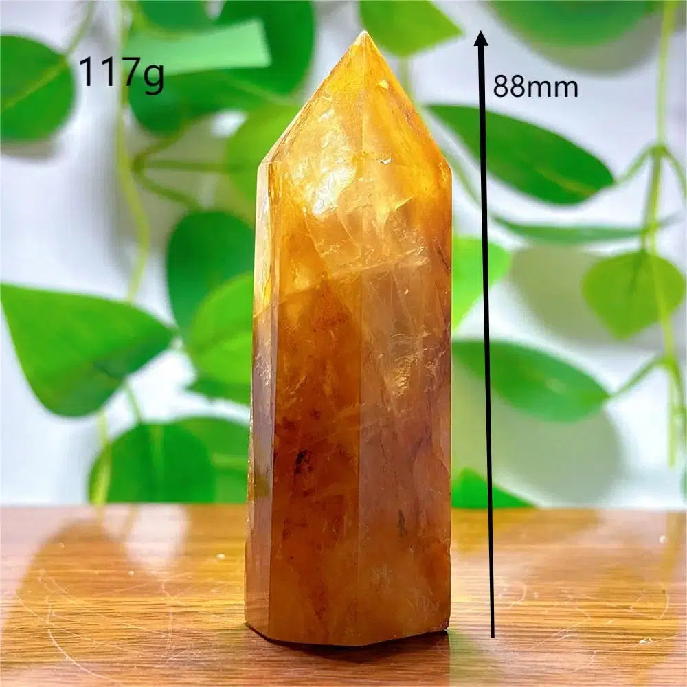 Golden Healer Quartz Obelisk Tower