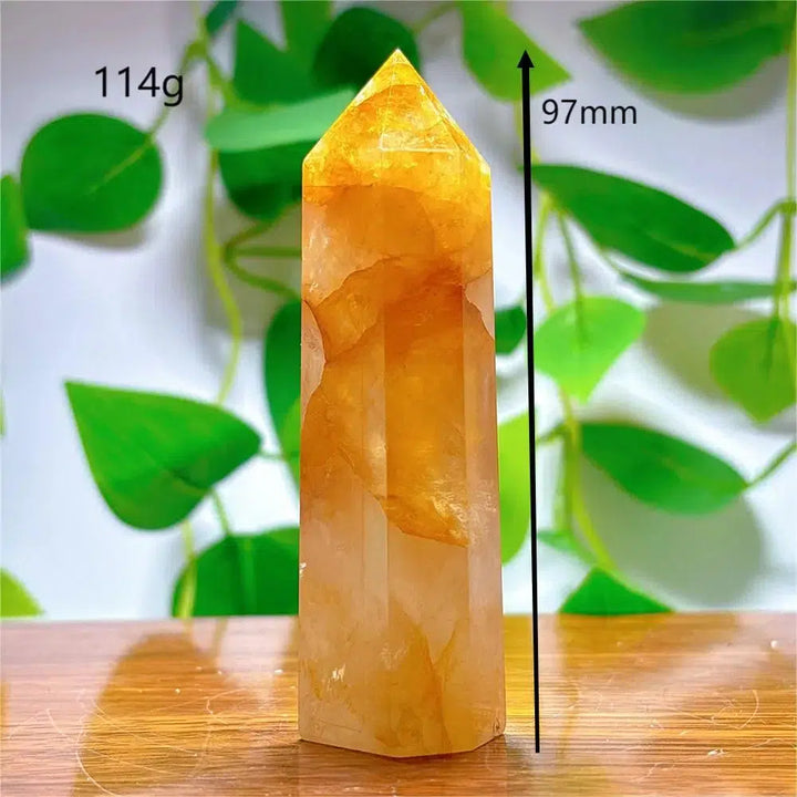 Golden Healer Quartz Obelisk Tower