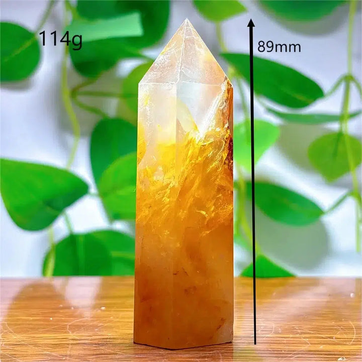 Golden Healer Quartz Obelisk Tower