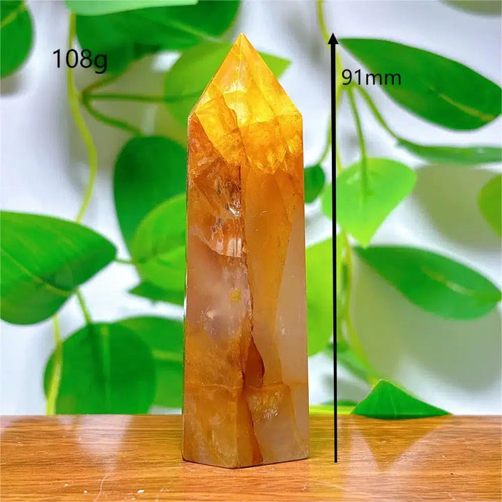 Golden Healer Quartz Obelisk Tower