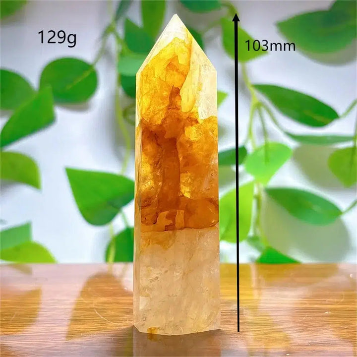 Golden Healer Quartz Obelisk Tower