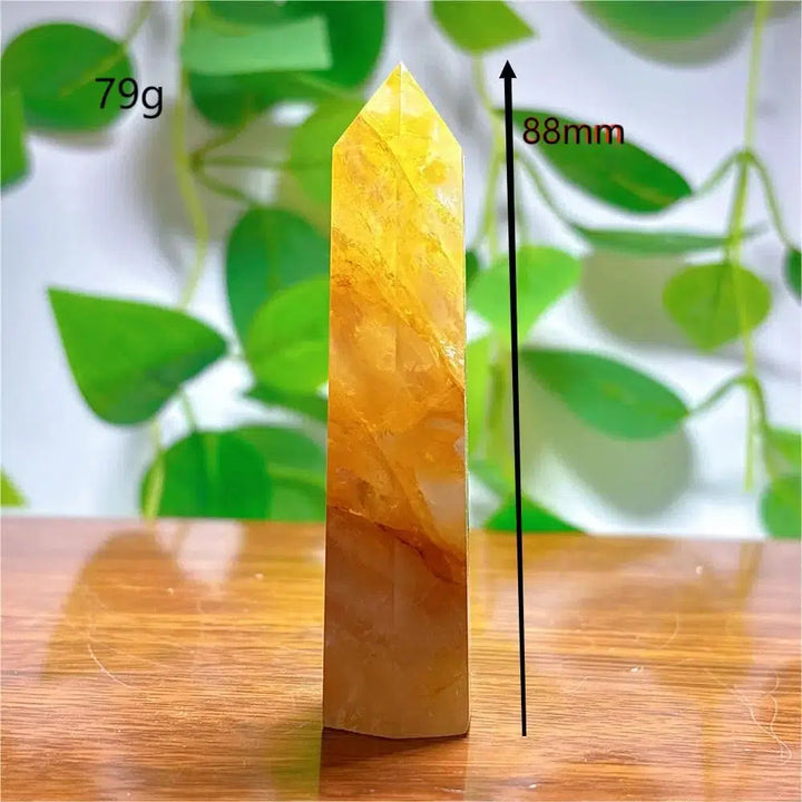 Golden Healer Quartz Obelisk Tower