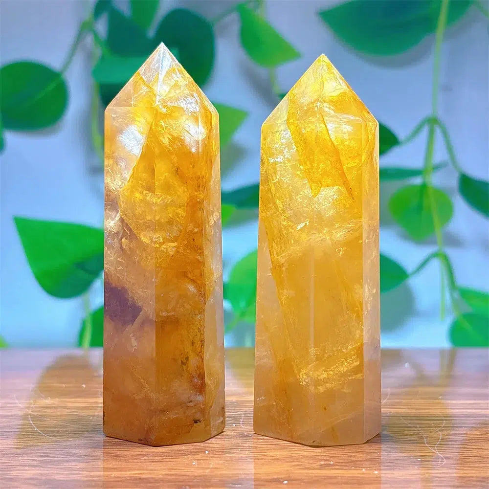 Golden Healer Quartz Obelisk Tower