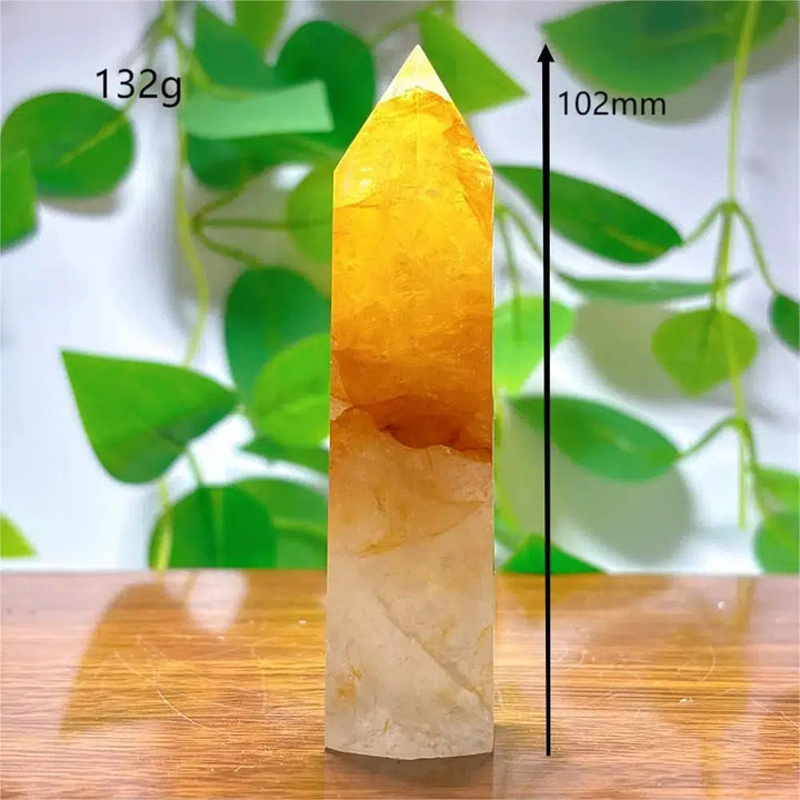 Golden Healer Quartz Obelisk Tower