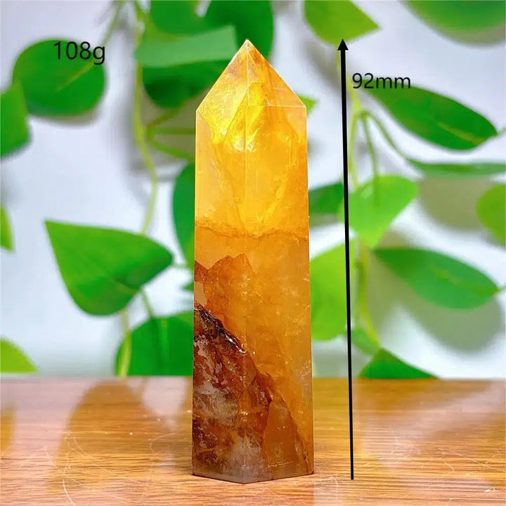 Golden Healer Quartz Obelisk Tower