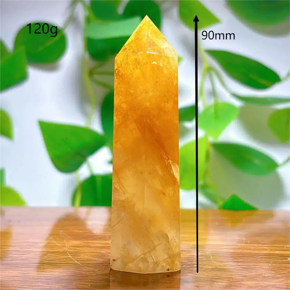 Golden Healer Quartz Obelisk Tower