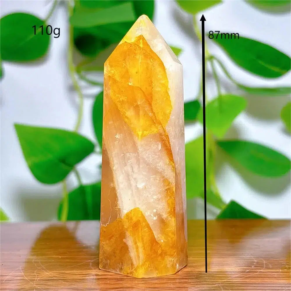 Golden Healer Quartz Obelisk Tower