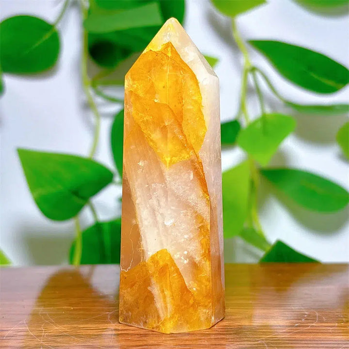 Golden Healer Quartz Obelisk Tower