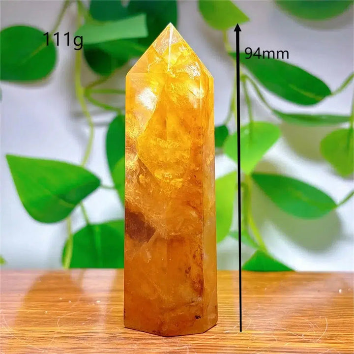 Golden Healer Quartz Obelisk Tower