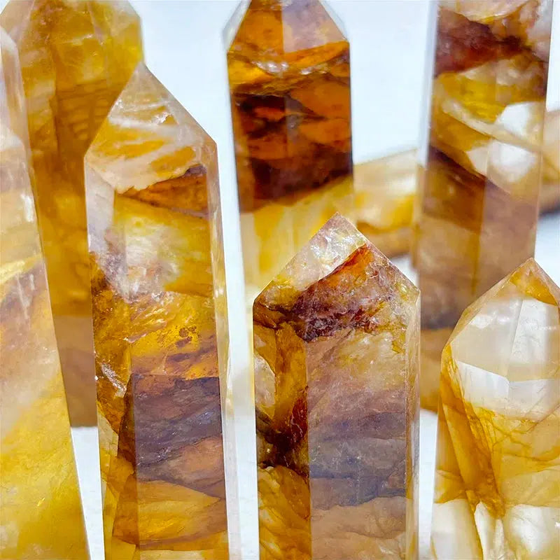 Golden Healer Quartz Obelisk Tower