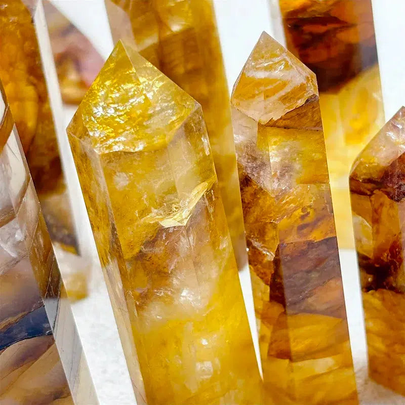 Golden Healer Quartz Obelisk Tower