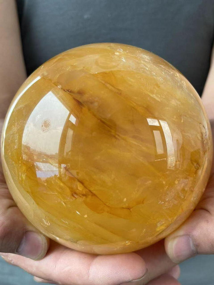 Golden Healer Quartz Sphere