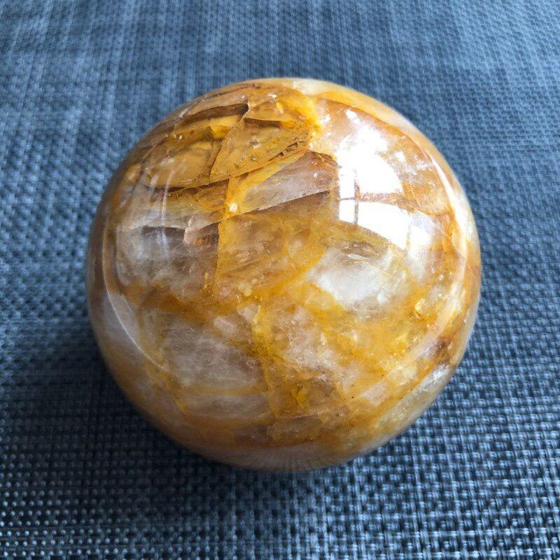 Golden Healer Quartz Sphere