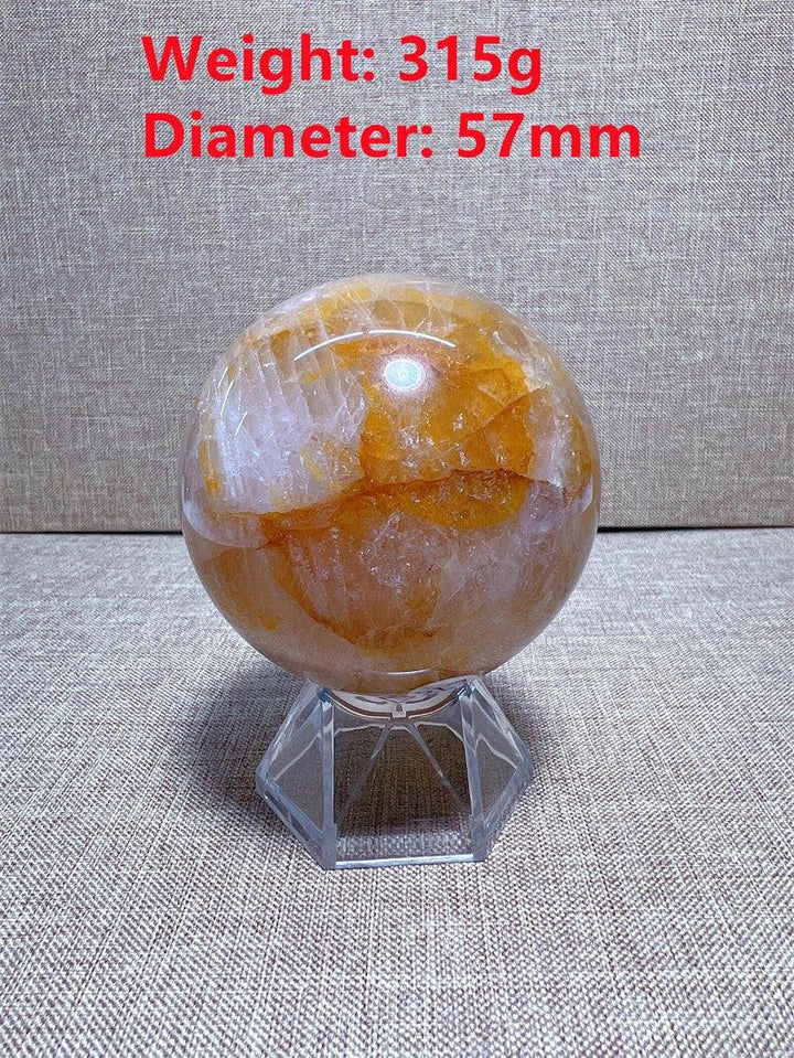 Golden Healer Quartz Sphere