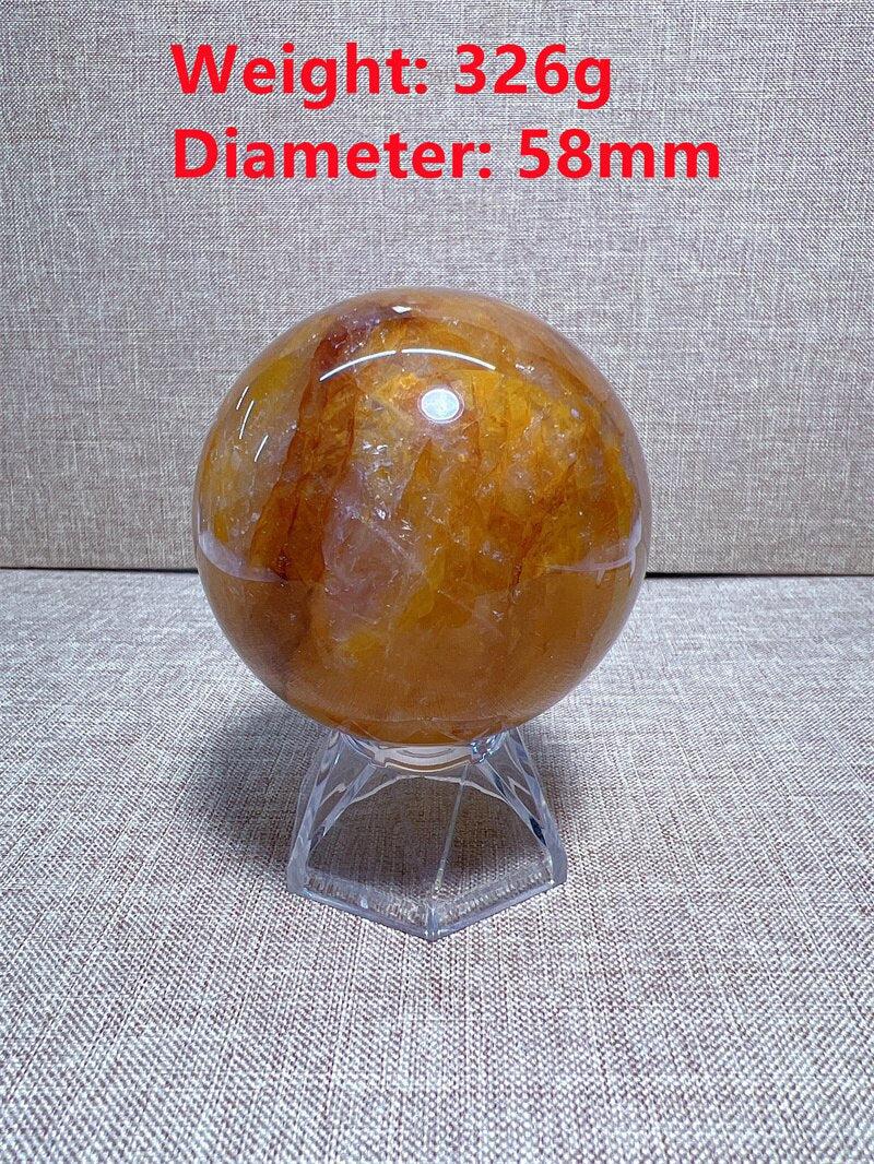 Golden Healer Quartz Sphere