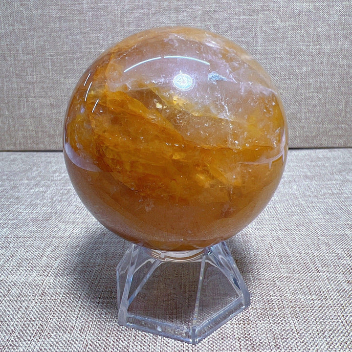 Golden Healer Quartz Sphere