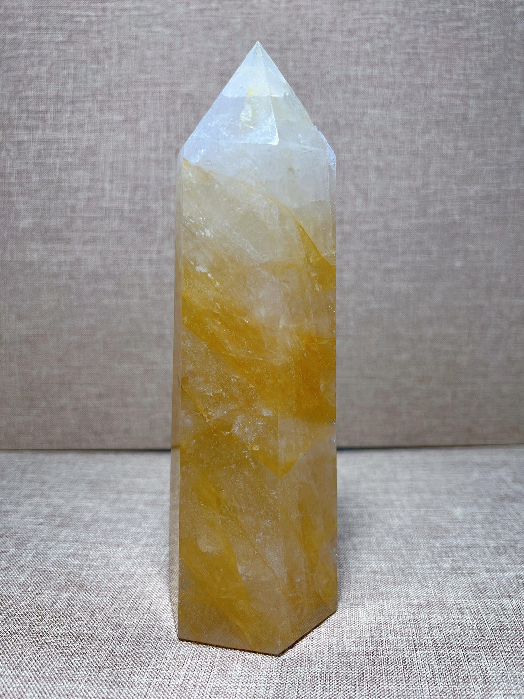 Golden Healer Quartz Tower