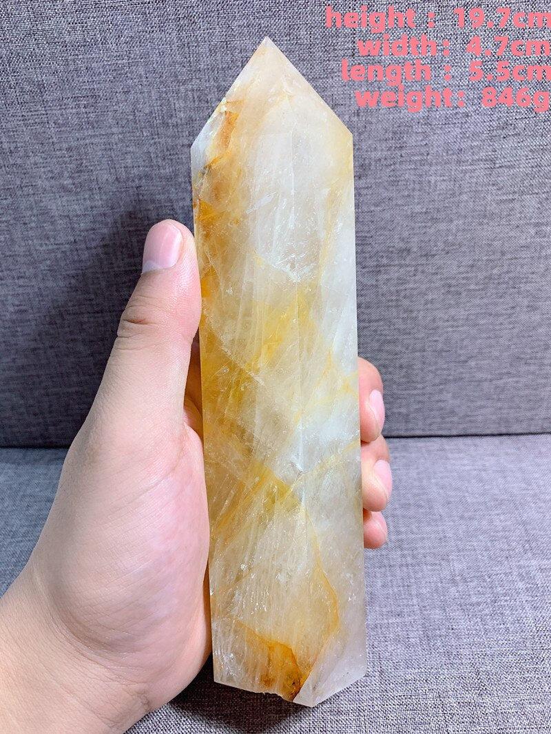 Golden Healer Quartz Tower