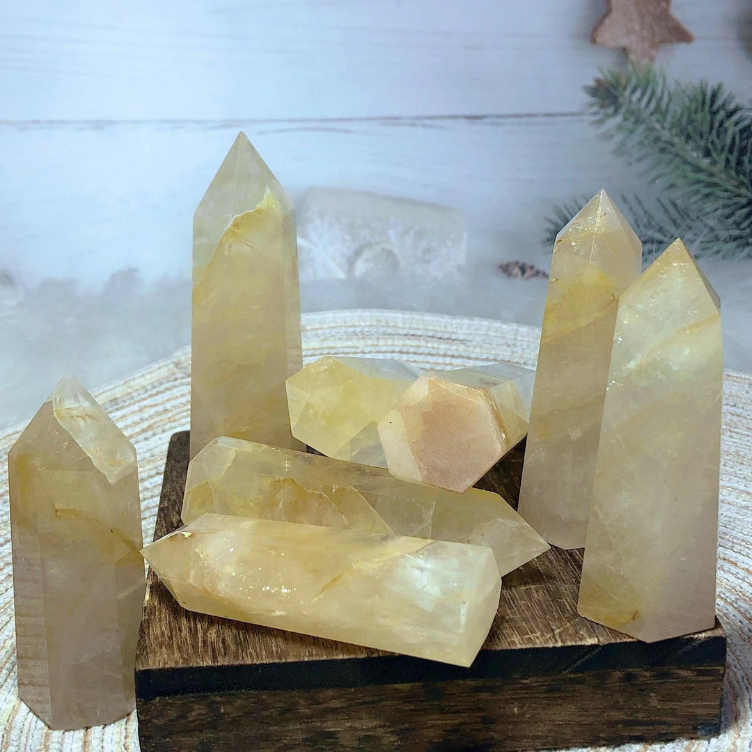 Golden Healer Quartz Tower