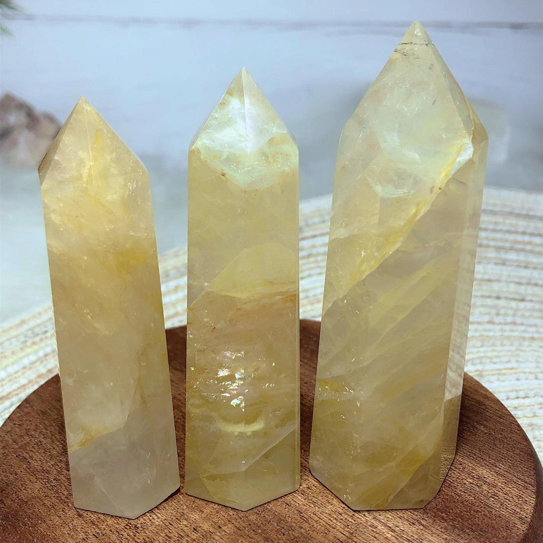 Golden Healer Quartz Tower