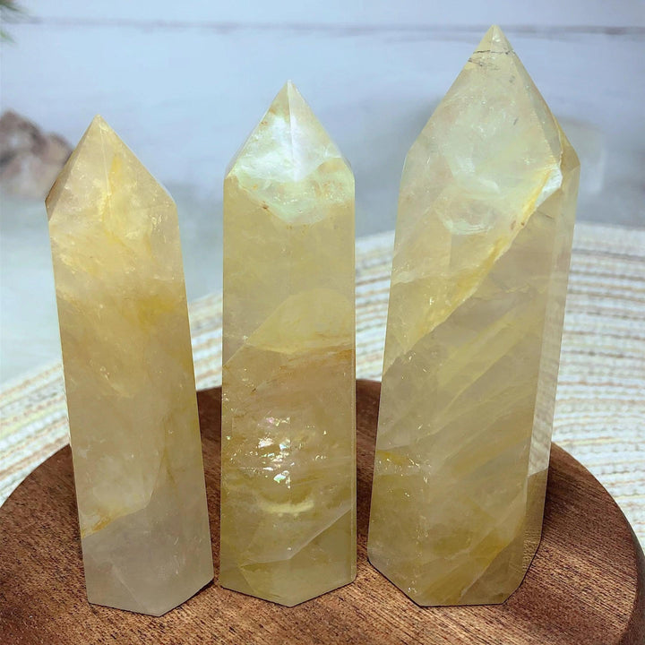 Golden Healer Quartz Tower