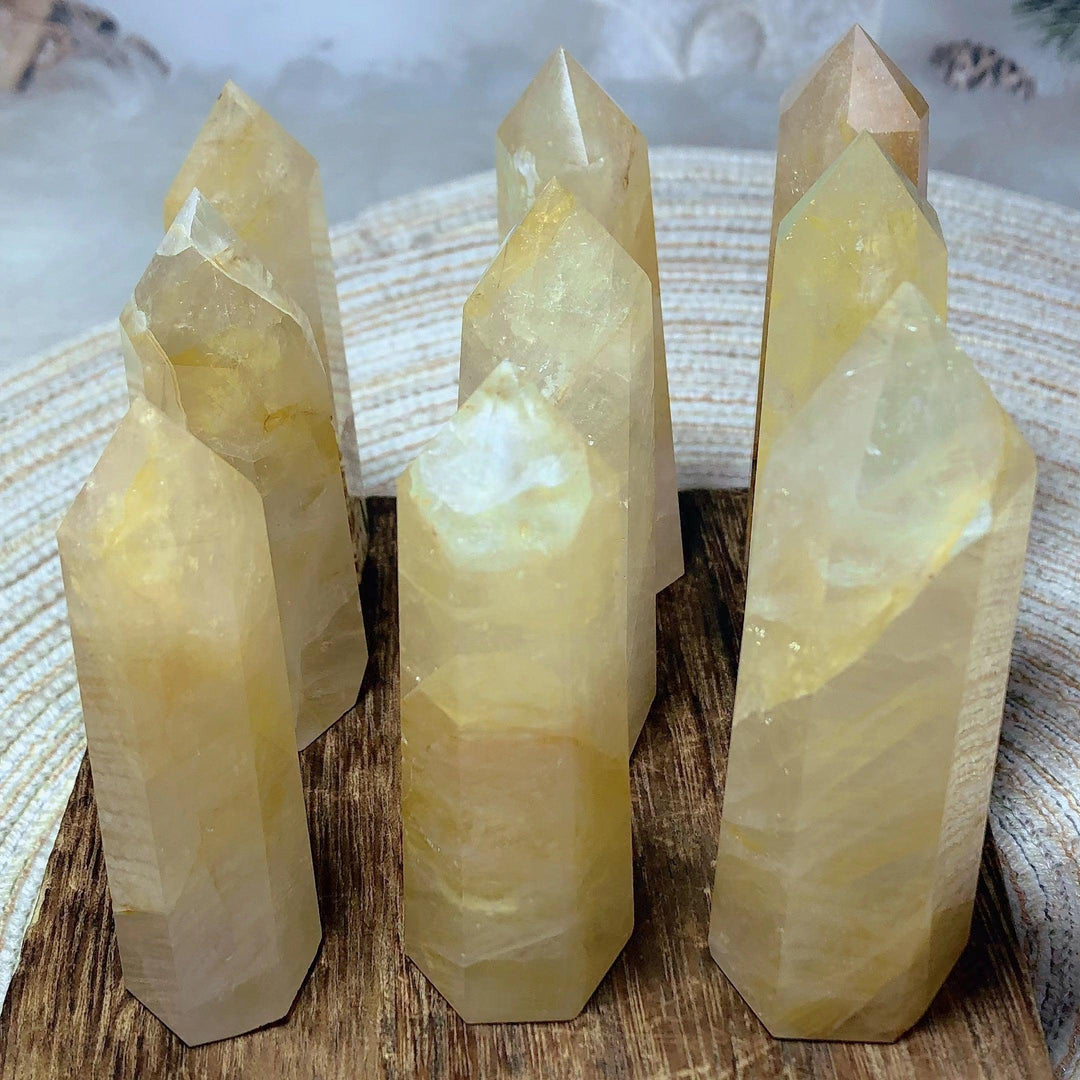 Golden Healer Quartz Tower