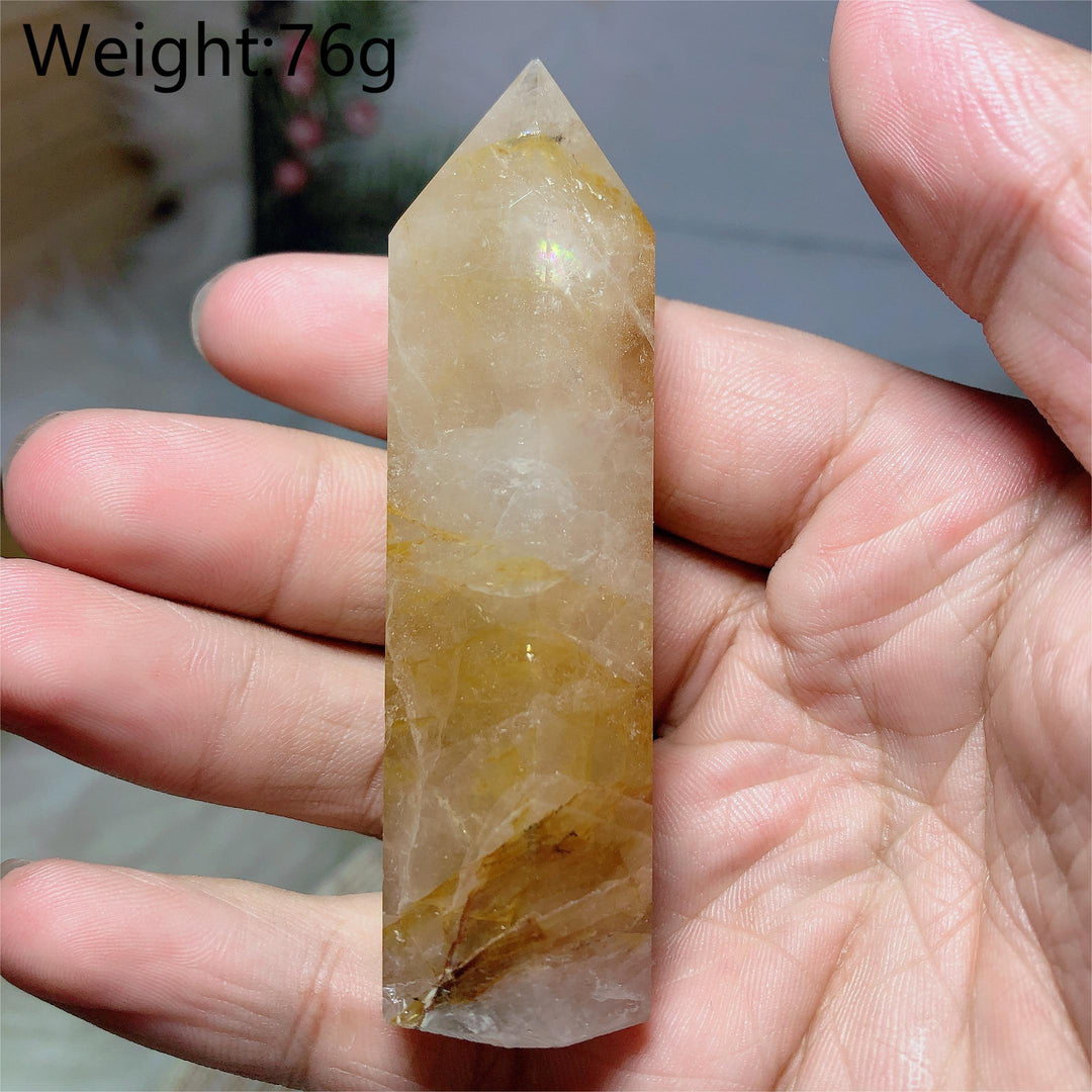 Golden Healer Quartz Tower