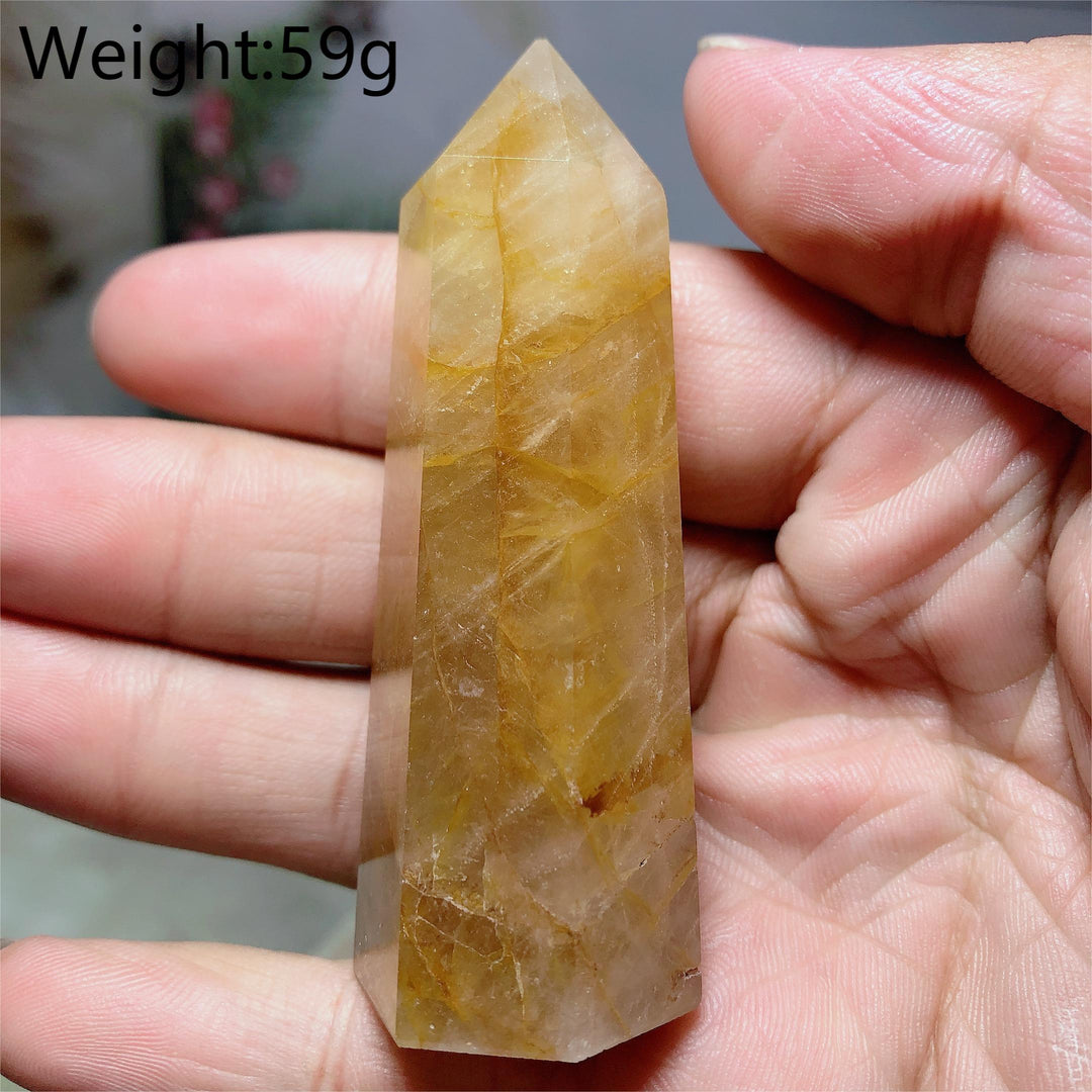 Golden Healer Quartz Tower