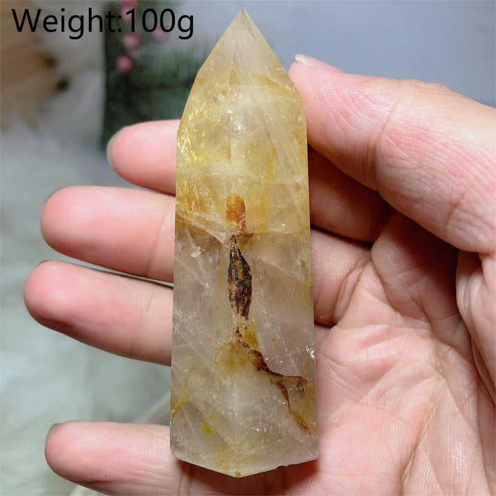 Golden Healer Quartz Tower