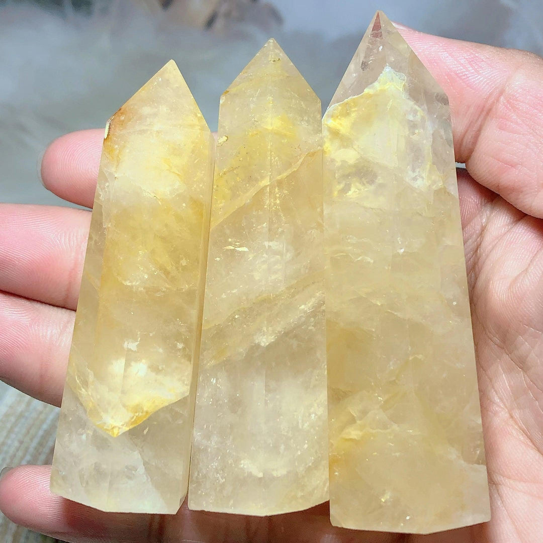 Golden Healer Quartz Tower