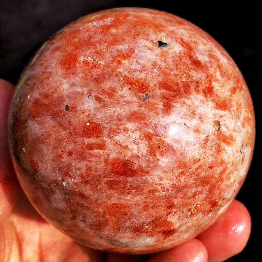 Golden Sunstone Crystal Sphere