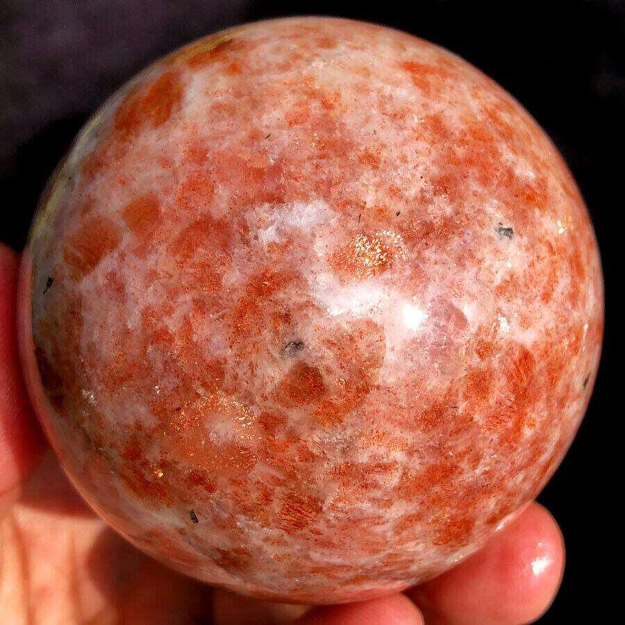 Golden Sunstone Crystal Sphere