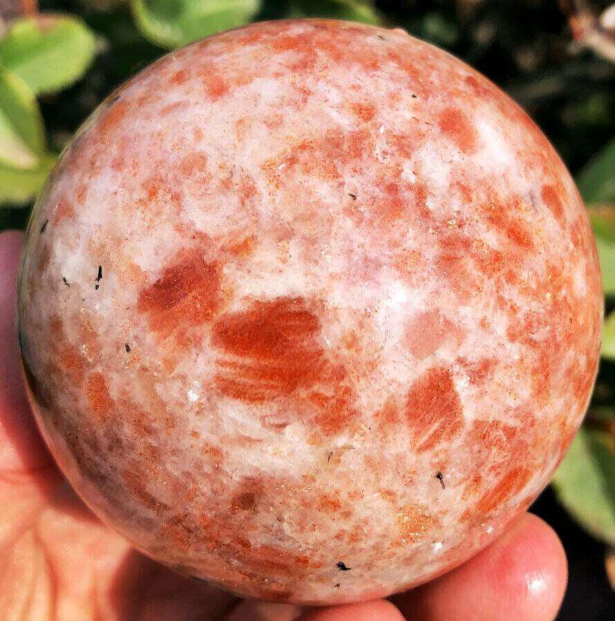 Golden Sunstone Crystal Sphere