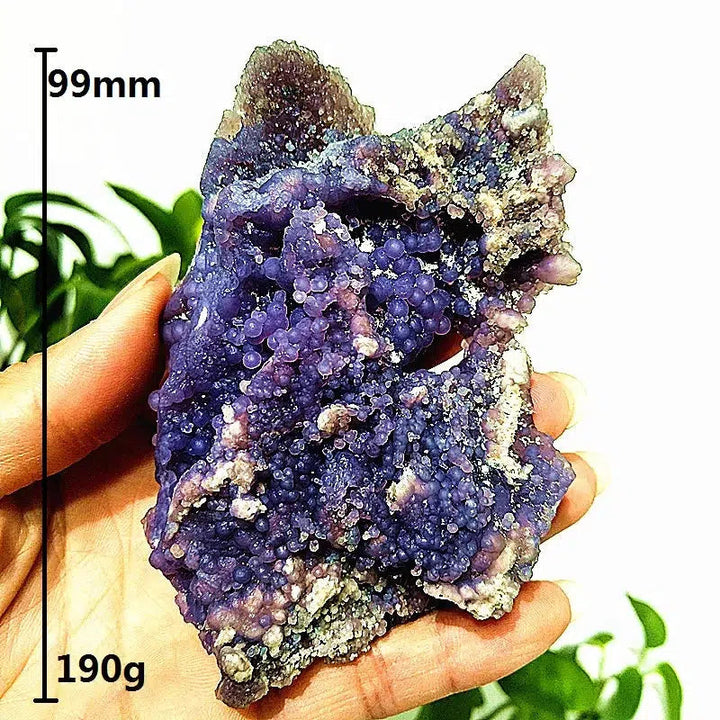 Grape Agate Crystal Cluster