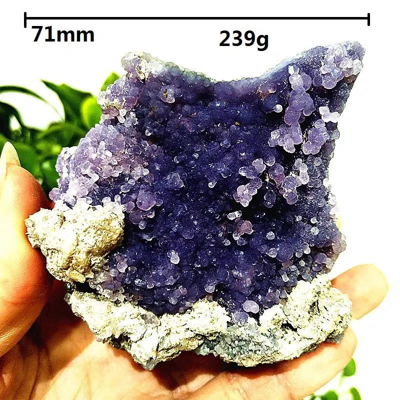 Grape Agate Crystal Cluster