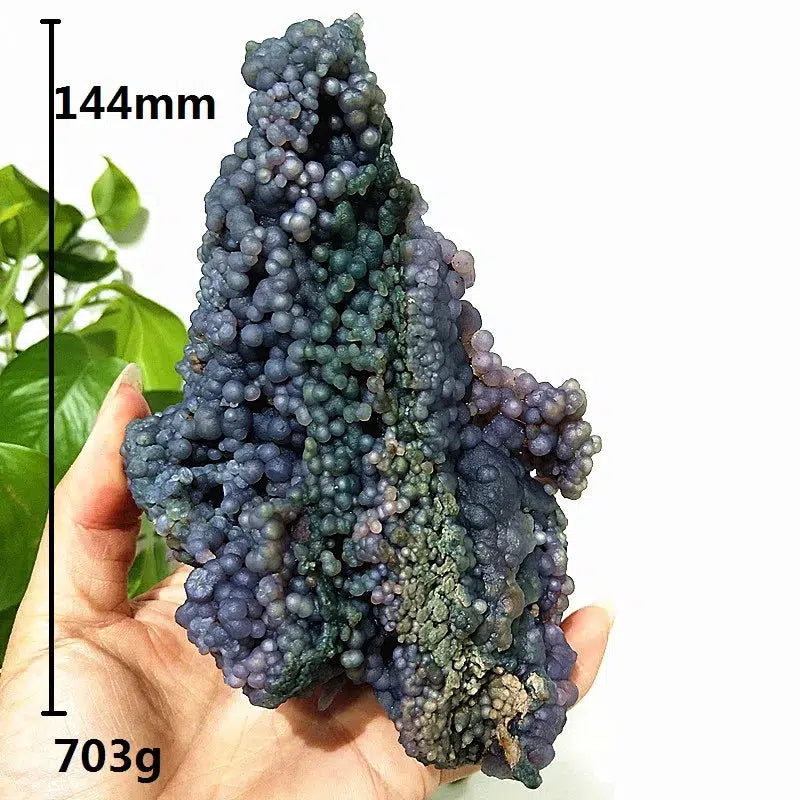 Grape Agate Crystal Cluster