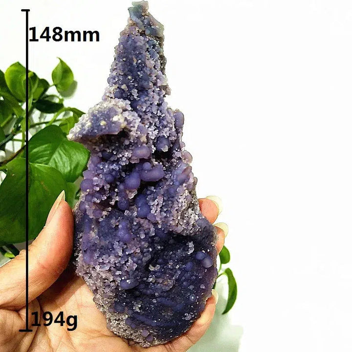 Grape Agate Crystal Cluster