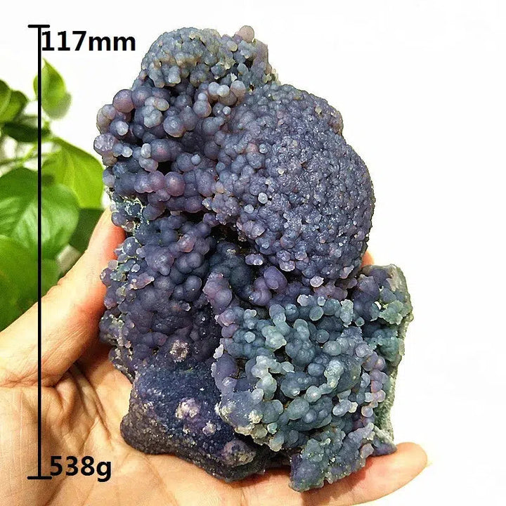 Grape Agate Crystal Cluster