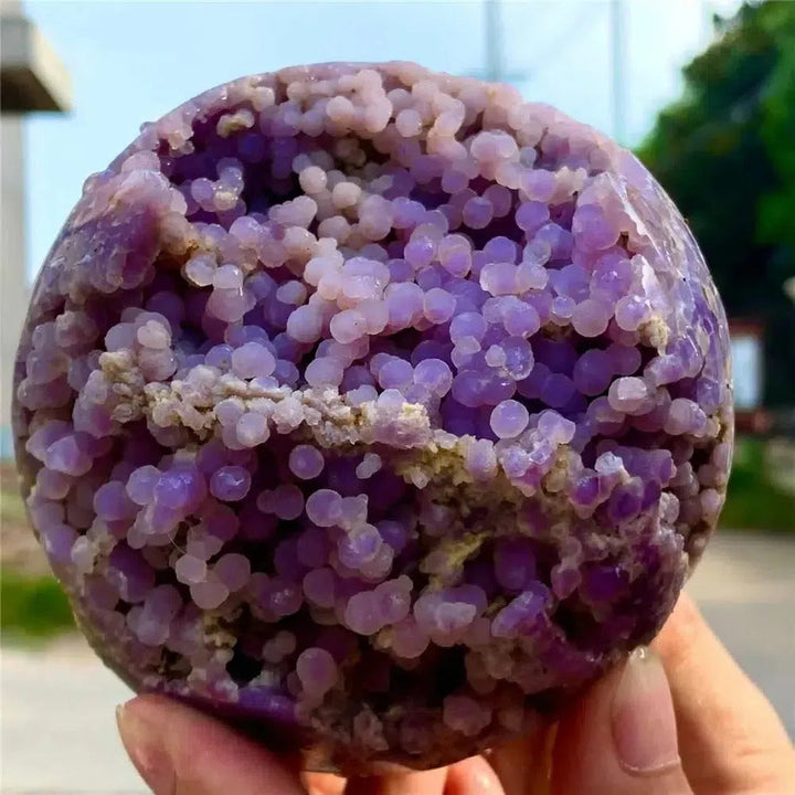 Grape Agate Ore Sphere