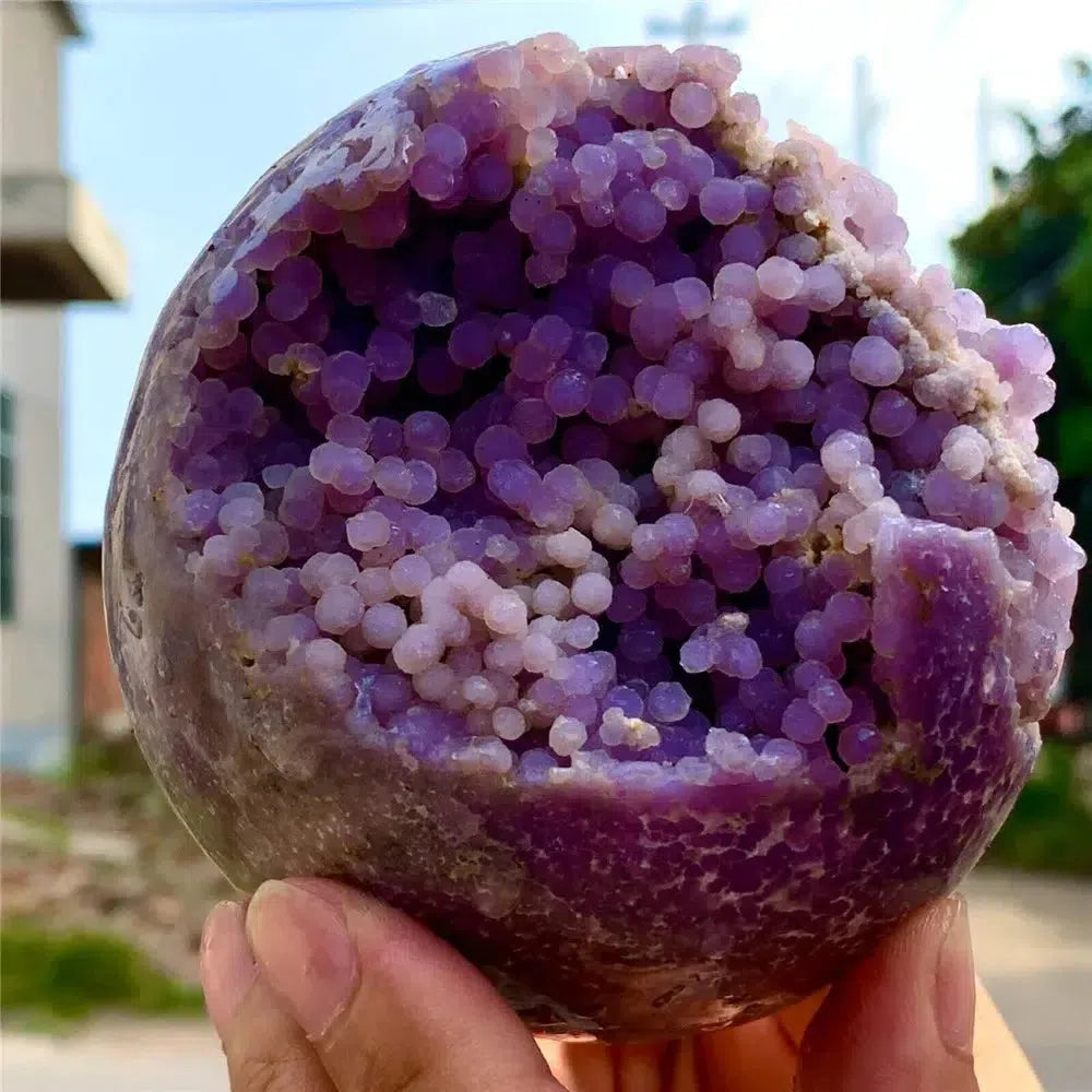 Grape Agate Ore Sphere