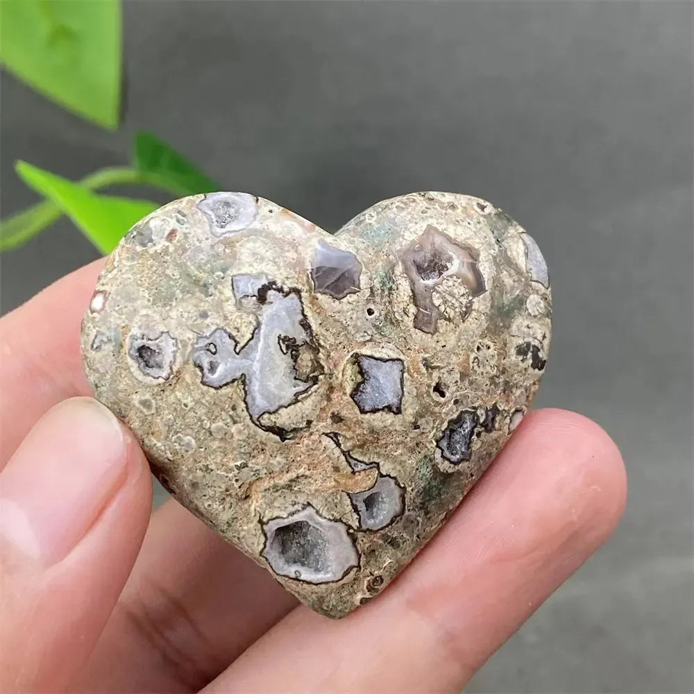 Green Cherry Agate Heart Crystal-Hearts-Ali-Green Cherry Agate-17 48g-Crystal Destiny