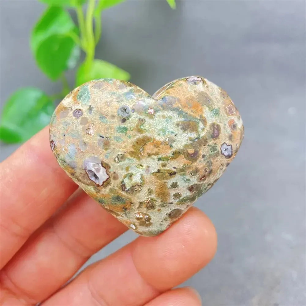 Green Cherry Agate Heart Crystal-Hearts-Ali-Green Cherry Agate-29 48g-Crystal Destiny