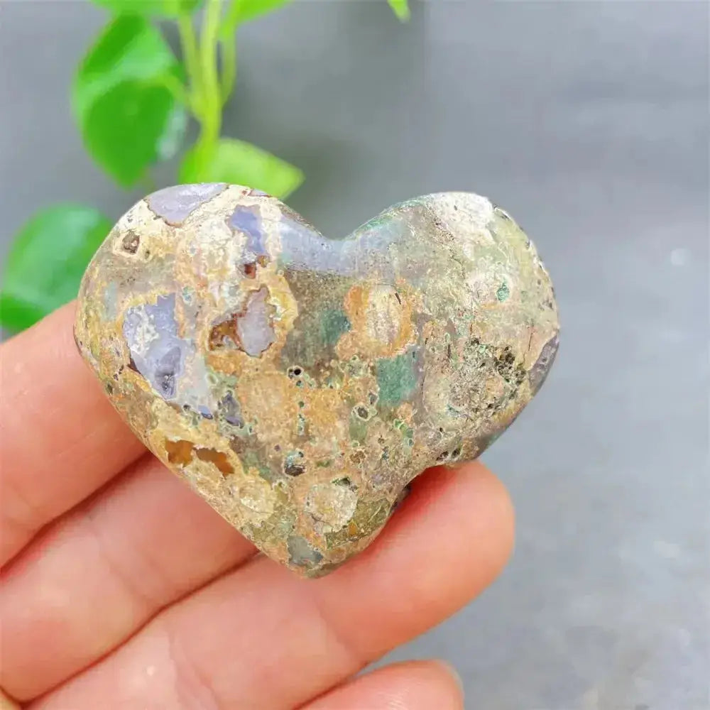 Green Cherry Agate Heart Crystal for Emotional Healing and Harmony-Hearts-Ali-Green Cherry Agate-11 47g-Crystal Destiny
